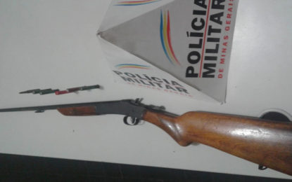 ARMA DE FOGO E MUNIÇÕES SÃO RETIRADAS DE CIRCULAÇÃO EM SÃO JOÃO DEL-REI.