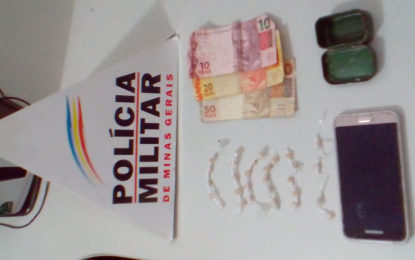 MENOR É APREENDIDO COM DROGAS EM SÃO JOÃO DEL-REI.