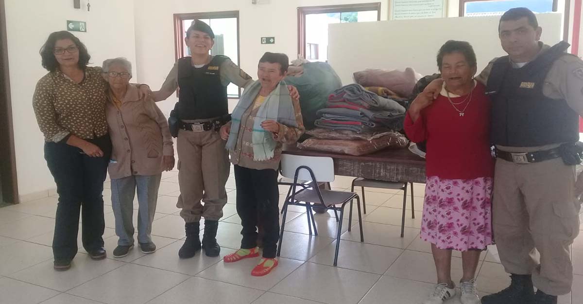 38° BPM ORGANIZOU DE ABRIL A JUNHO DESTE ANO A CAMPANHA DO AGASALHO 2018.