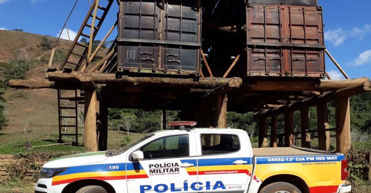 Polícia Militar de Meio Ambiente autua empreendimentos irregulares de extração de areia.