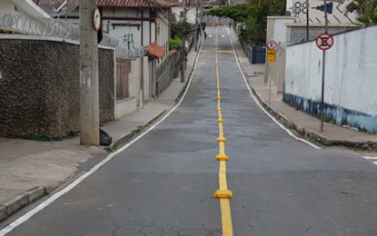 PREFEITURA ALTERA PARA MÃO DUPLA VIAS NA REGIÃO DA PONTE SECA.