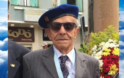 Faleceu em Barbacena, na ultima terça-feira, 24/07, o ex-combatente Ary Lopes. 