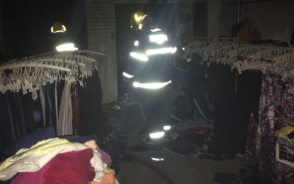 Incêndio em Loja de Roupas na Rua Doutor Campolina em Conselheiro Lafaiete/MG