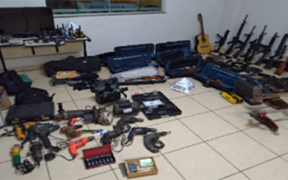 Polícia Militar apreende materiais furtados na cidade de São João del-Rei em residência no Nova Cidade em Barbacena.