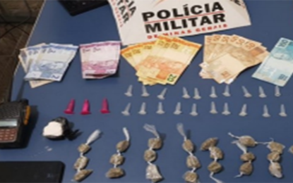 Conselheiro Lafaiete, veículo localizado recuperado e tráfico ilícito de drogas