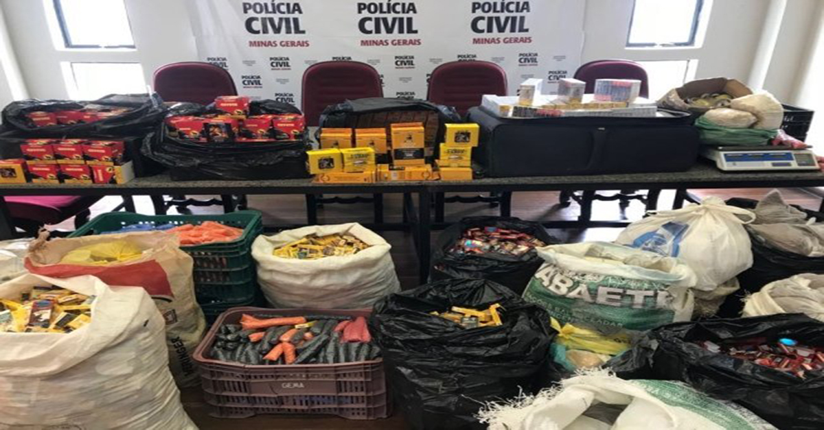POLÍCIA APREENDE QUASE 100 MIL CIGARROS DE PALHA FALSIFICADOS EM CIDADES MINEIRAS