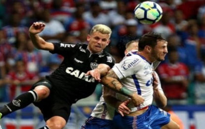 BAHIA E ATLÉTICO EMPATAM E COLOCAM SANTOS NA ZONA DE REBAIXAMENTO