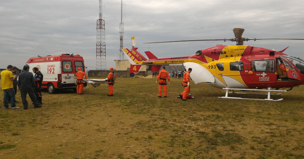 BOMBEIROS DE SÃO JOÃO DEL-REI RESGATAM HOMEM QUE ATEOU FOGO AO PRÓPRIO CORPO