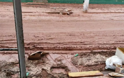 FORTE CHUVA SURPREENDE E CAUSA ESTRAGO EM ALVINÓPOLIS-MG