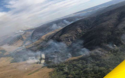 PARQUE NACIONAL DA SERRA DA CANASTRA ENFRENTA INCÊNDIO HÁ TRÊS DIAS