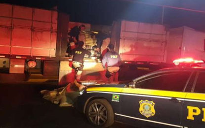 DUAS TONELADAS DE MACONHA É DESCOBERTO PELA PRF EM ARAXÁ