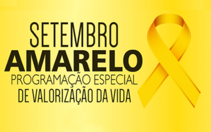 PROGRAMAÇÃO OFICIAL – SETEMBRO AMARELO 2018