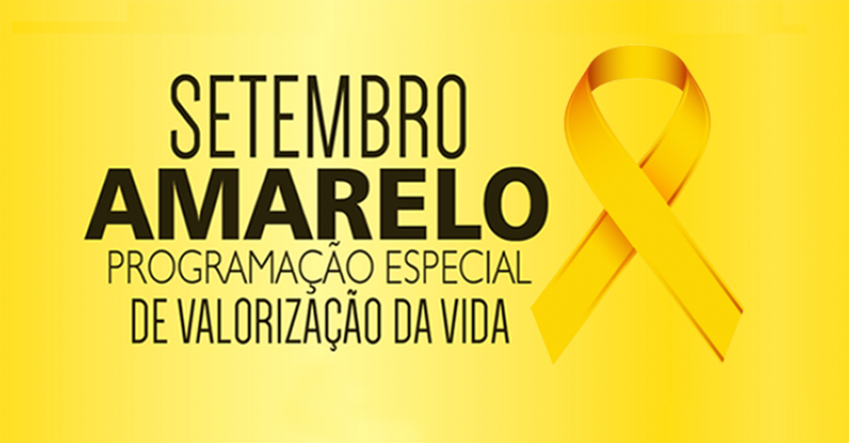 PROGRAMAÇÃO OFICIAL – SETEMBRO AMARELO 2018