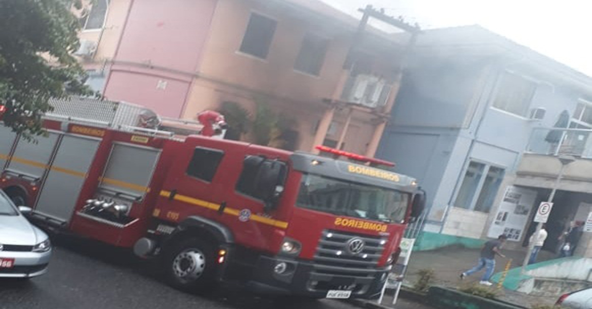 INCÊNDIO EM HOSPITAL POLICLÍNICA E MATERNIDADE DE BARBACENA