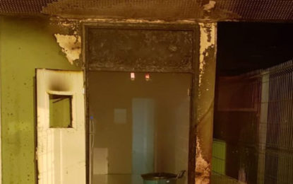 INCÊNDIO ATINGE UPA NA ÁREA CENTRAL DE BARBACENA