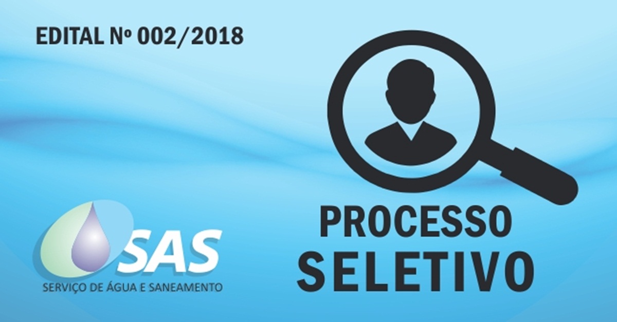 Processo Seletivo 002/2018 do SAS acontece neste domingo; confira os locais de provas