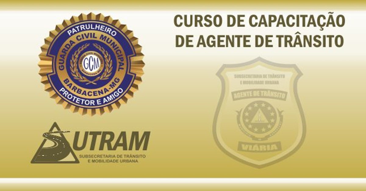 Guarda Civil Municipal participa de curso de capacitação de Agente de Trânsito