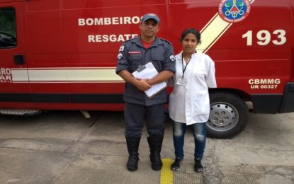 VISITAS APÓS O ATENDIMENTO APROXIMAM AINDA MAIS O CORPO DE BOMBEIROS DA POPULAÇÃO