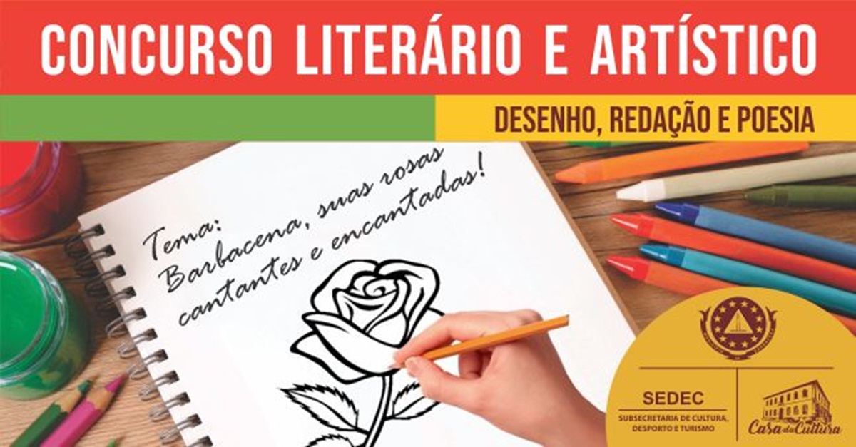 CASA DA CULTURA APRESENTA CONCURSO LITERÁRIO E ARTÍSTICO