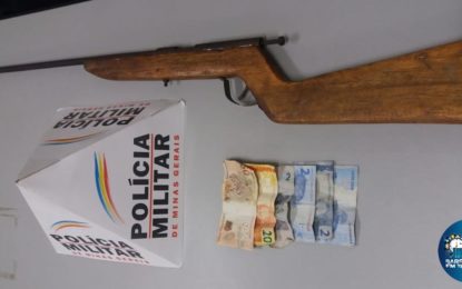ARMA DE FOGO É RETIRADA DE CIRCULAÇÃO PELA PM NA CIDADE DE BARROSO