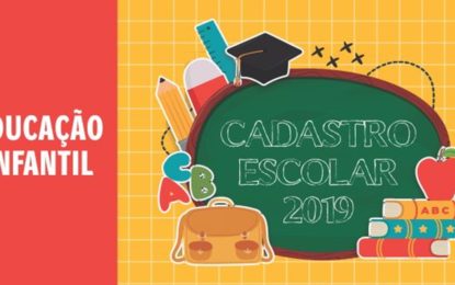 Cadastramento Escolar da Educação Infantil termina nesta sexta-feira
