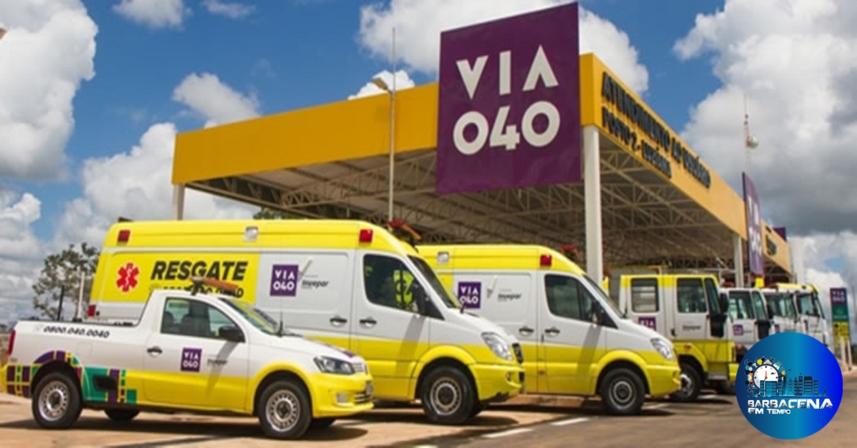 Via 040 informa: Anel Rodoviário interditado no km 540, pista sentido Vitória/Brasília