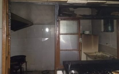 INCÊNDIO EM LANCHONETE EM SÃO JOÃO DEL REI