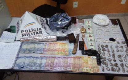 Grupo é preso por tráfico de drogas e corrupção de menores no Bairro Santa Efigênia
