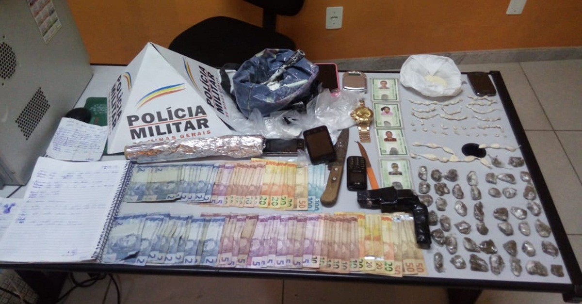 Grupo é preso por tráfico de drogas e corrupção de menores no Bairro Santa Efigênia