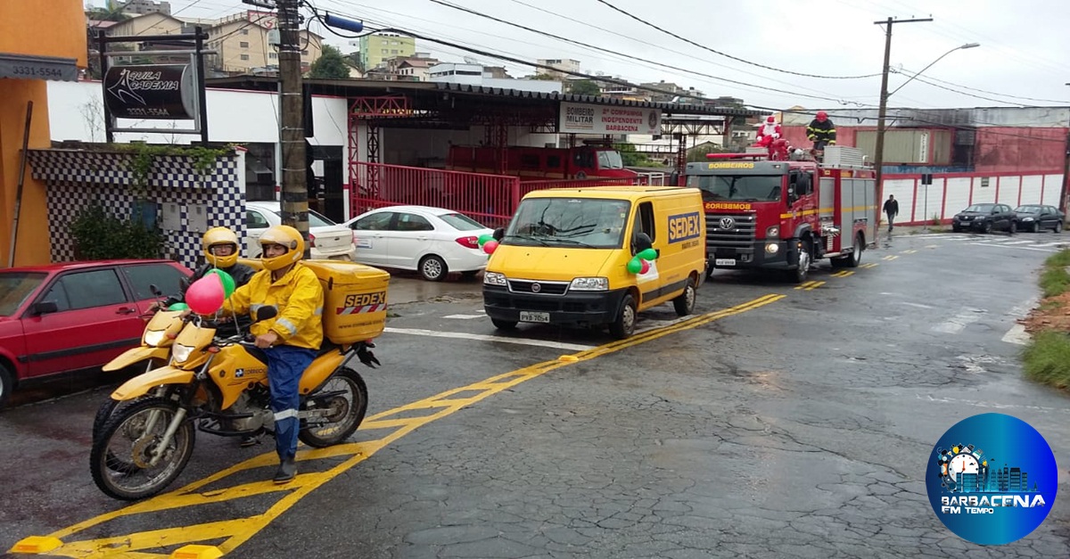 BOMBEIROS INICIAM PARTICIPAÇÕES NO NATAL DAS COMUNIDADES