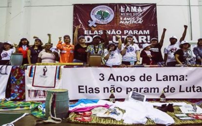 Resistência: Atingidas por barragem participam de Encontro de Mulheres