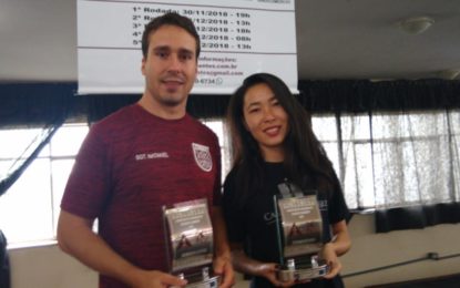 Definidos os campeões mineiros de xadrez da temporada 2018