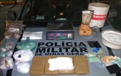 Militares estouram laboratório de drogas e prende três homens na região da Pampulha