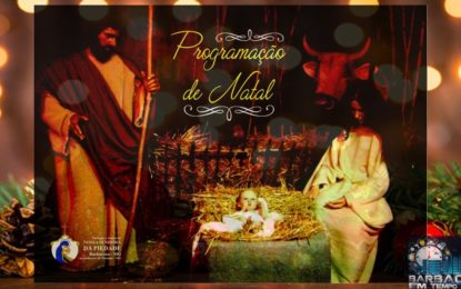 PARÓQUIA DA PIEDADE DIVULGA PROGRAMAÇÃO DE NATAL