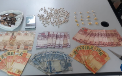 Homem é preso por tráfico de drogas e por manter menor em cárcere privado na Colônia Rodrigo Silva em Barbacena