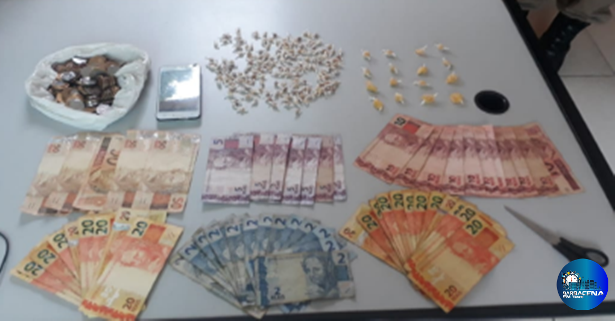 Homem é preso por tráfico de drogas e por manter menor em cárcere privado na Colônia Rodrigo Silva em Barbacena