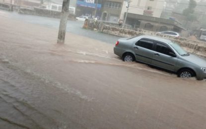 CHUVA FORTE EM BARBACENA TROUXE PROBLEMAS A POPULAÇÃO