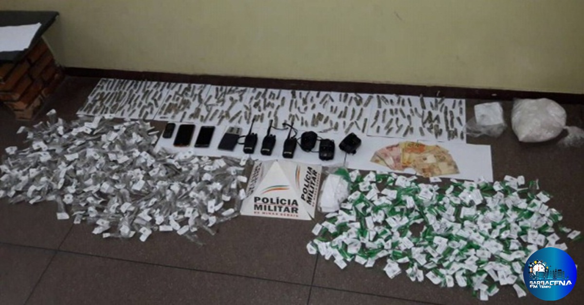 Casal é preso em flagrante por tráfico de drogas em Conselheiro Lafaiete