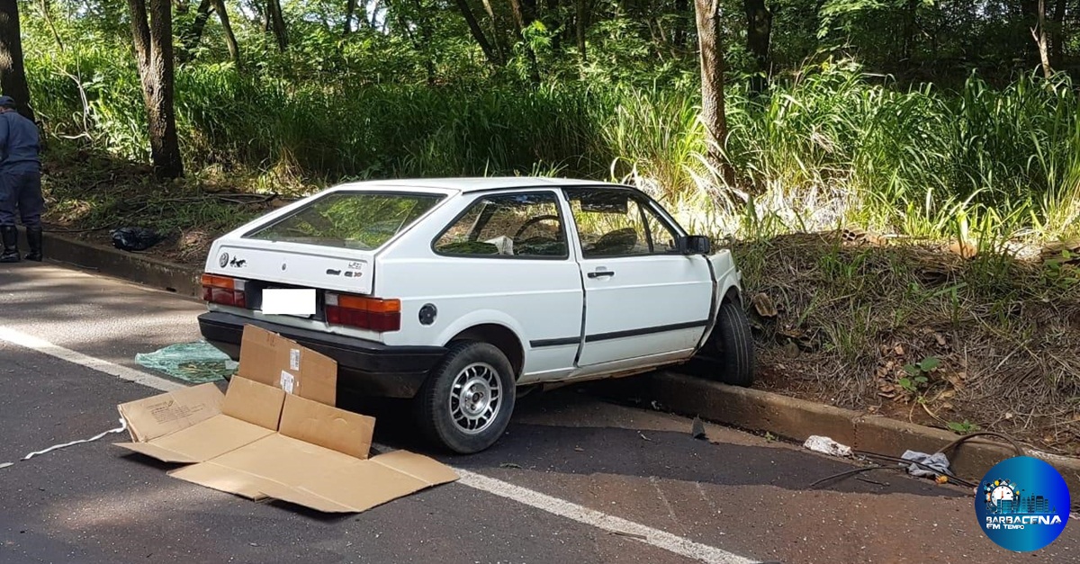 HOMEM MORRE APÓS COLISÃO ENTRE CAMINHÃO E CARRO EM NOVA PONTE