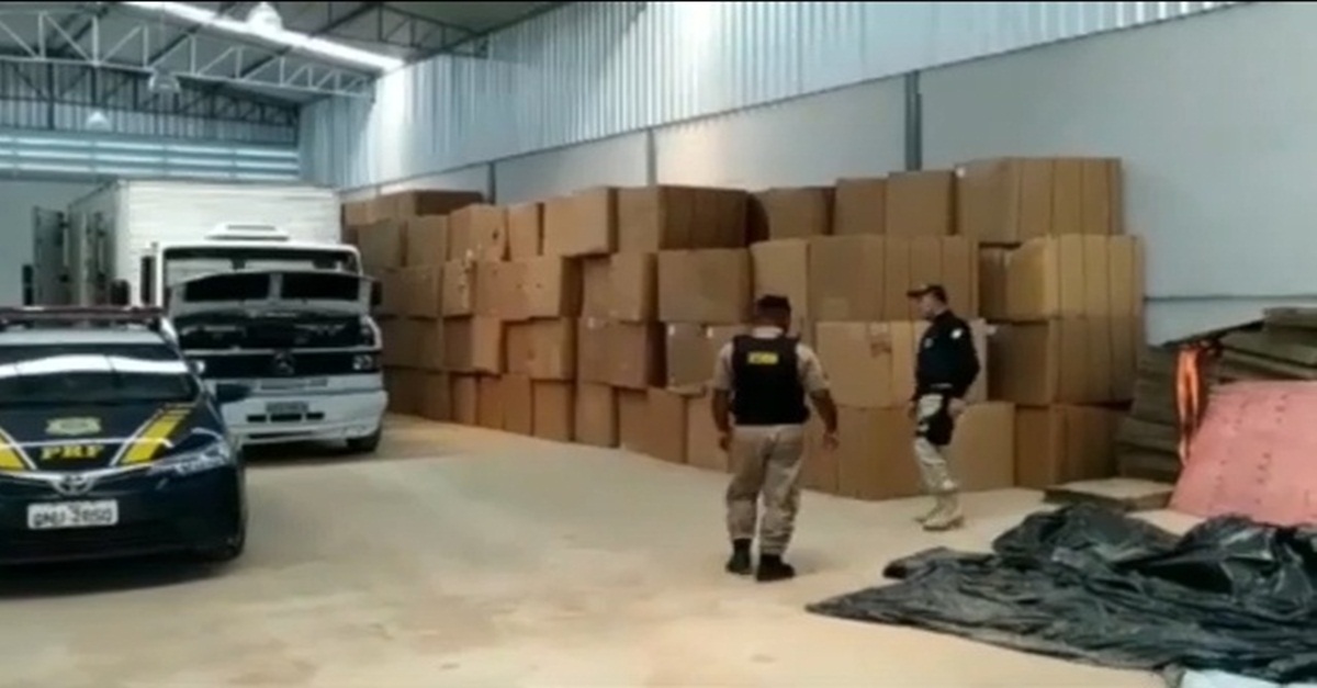 PRF apreende mais de 36 toneladas de fumo, em Nova Serrana