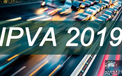 COMEÇA A VENCER HOJE O IPVA 2019