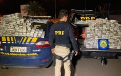 Polícia apreende mais de 260 kg de maconha com o rosto de Pablo Escobar em Patos de Minas