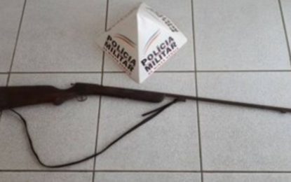 PM REALIZA MAIS APREENSÕES DE ARMAS DE FOGO NA ÁREA DO 31° BPM