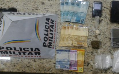 Casal é preso por Tráfico de Drogas no Bairro Santo Antônio em Barbacena