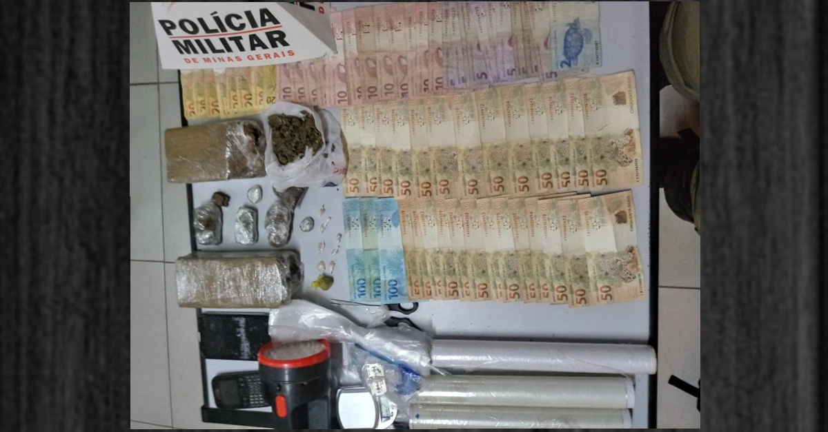 QUATRO PESSOAS SÃO PRESAS POR TRÁFICO DE DROGAS EM BARBACENA