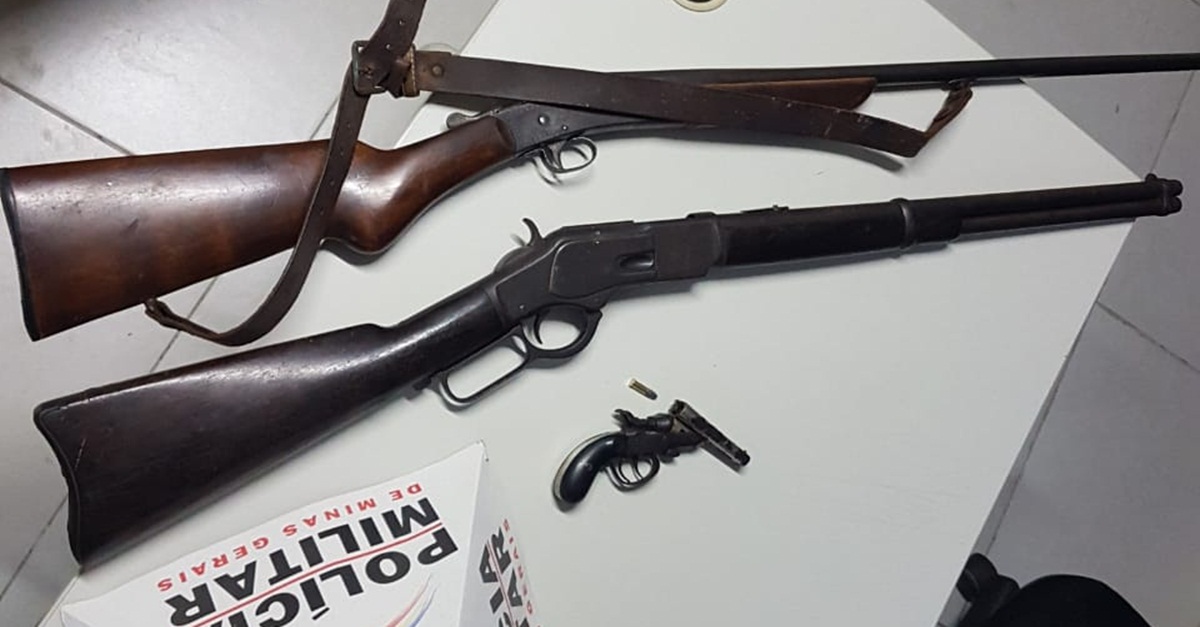 HOMEM É PRESO POR POSSE ILEGAL DE ARMA DE FOGO