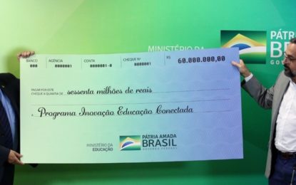 MEC libera R$ 60 milhões para levar internet a 8 mil escolas rurais