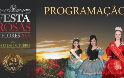 Prefeitura anuncia programação da 51ª Festa das Rosas