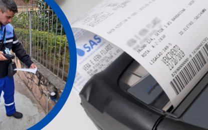 Barbacena utiliza nova tecnologia para leitura e emissão simultânea da conta de água