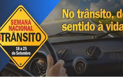 Setembro é o Mês da Semana Nacional de Trânsito em Barbacena